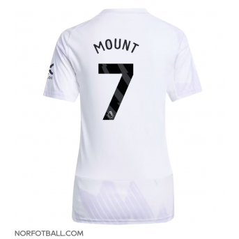 Billige Fotballdrakt Manchester United Mason Mount #7 Replika Bortedrakt Dame 2025-26 Kortermet